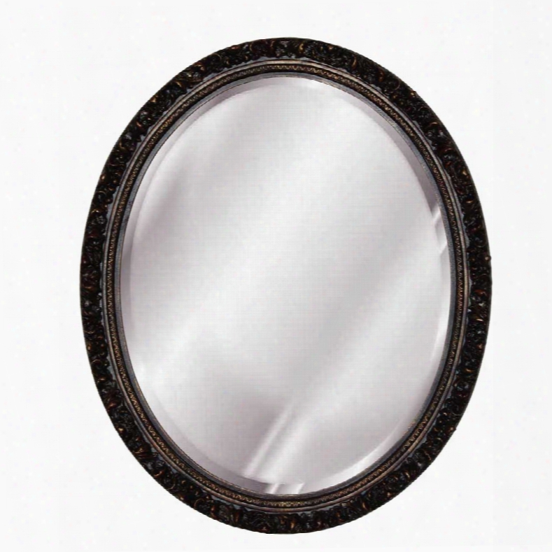 Hickory Manor House Baroque Oval Mirror In Napoleo N