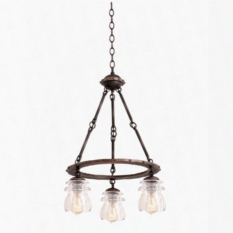 Kalco Brierfield 3-light Chandelier