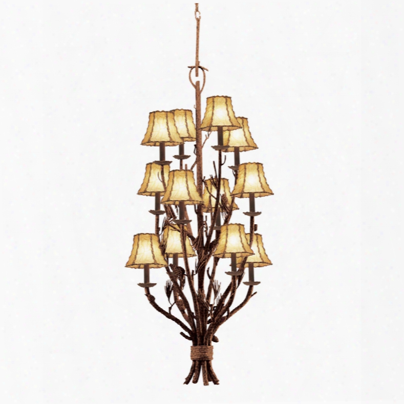 Kalco Ponderosa 12-light 3-tier Foyer