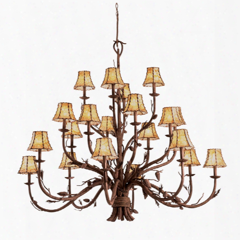 Kalco Ponderosa 20-light Chandelier