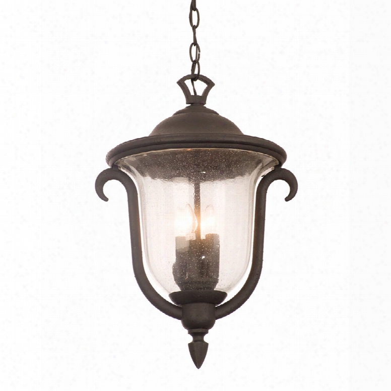 Kalco Santa Barbara Outdoor 3-light Medium Hanging Lantern