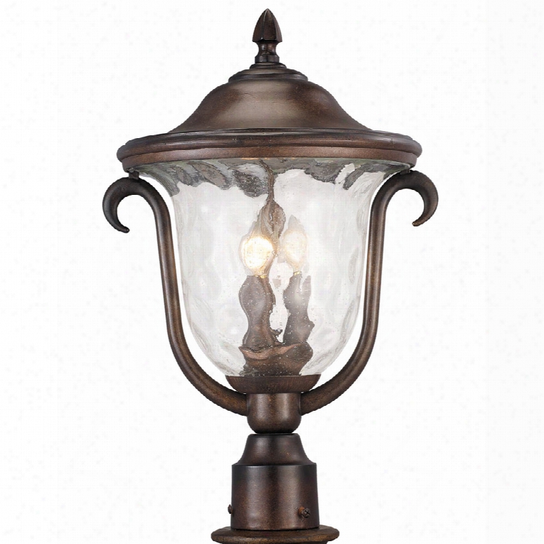 Kalco Santa Barbara Outdoor 3-light Medium Post Mount Lantern