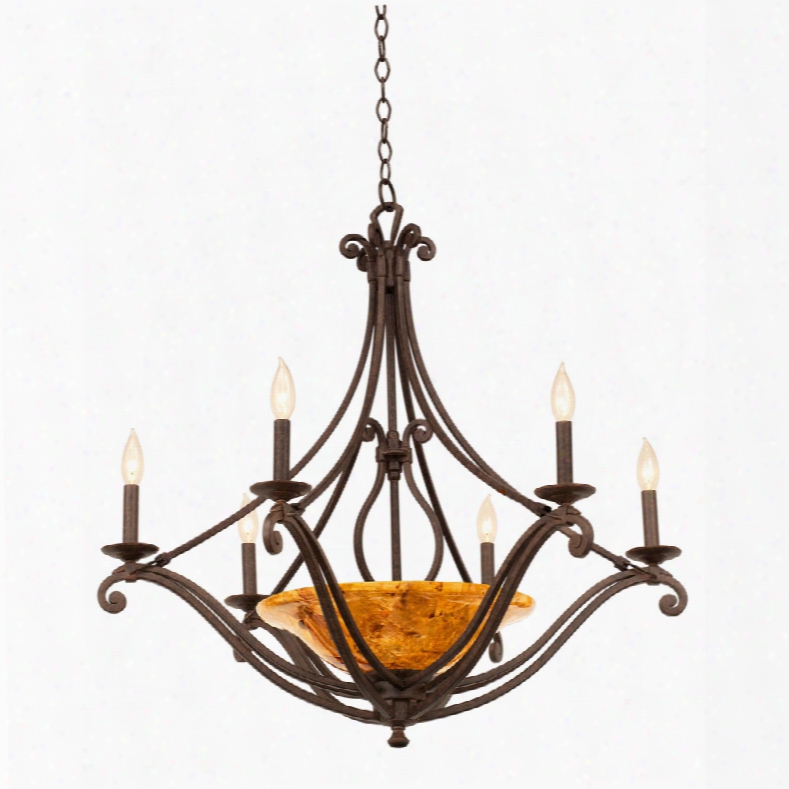 Kalco Somerset 6+2-light Chandelier