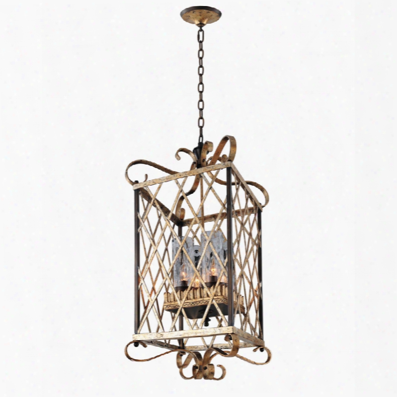 Kalco Trellis 4-light Foyer Chandelier