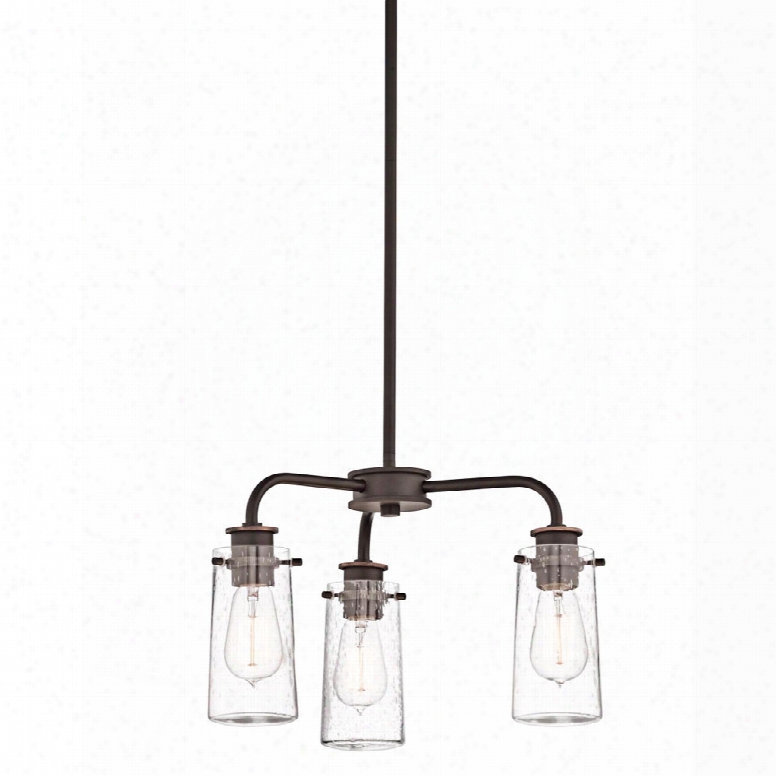 Kichler Lighting Braelyn 3-light Semi Flush Chandelier