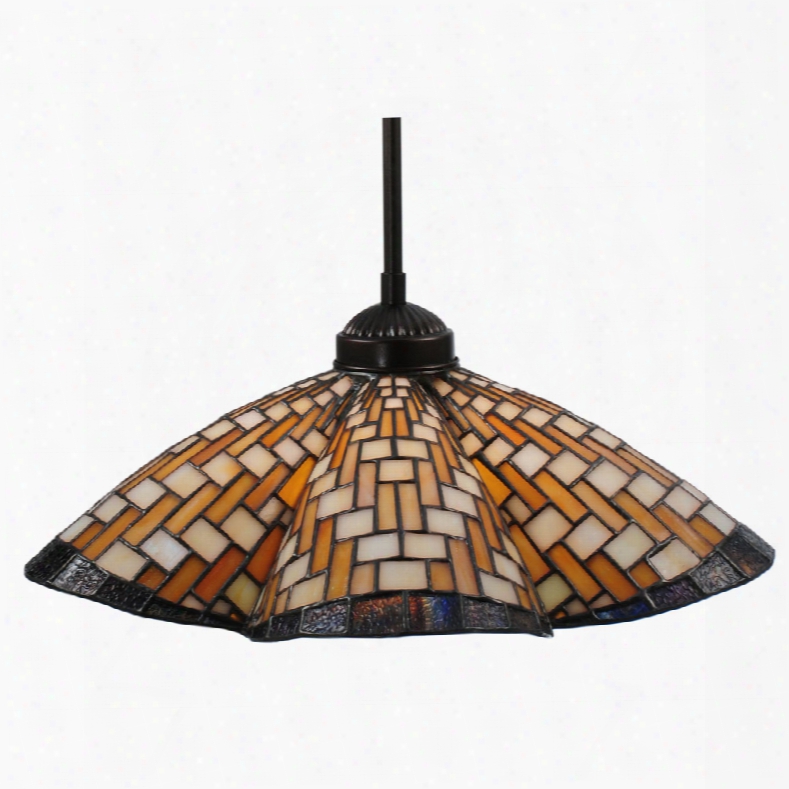 Meyda Tiffany Basket Weave Pendant