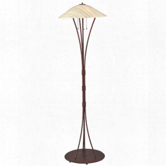 Meyda Tiffany Branches Fused Glass Floor Lamp