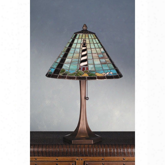 Meyda Tiffany Cape Hatteras Lighthouse Table Lamp