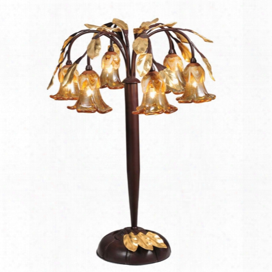 Meyda Tiffany Cekestial Bouquet 6-light Table Lamp