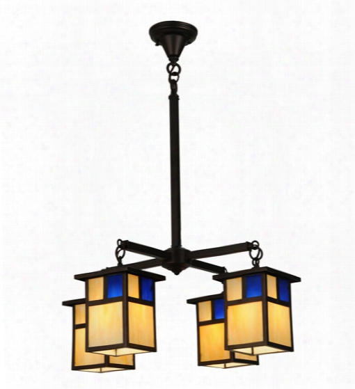 Meyda Tiffany Hyed Park T Mission 4-light Chandelier