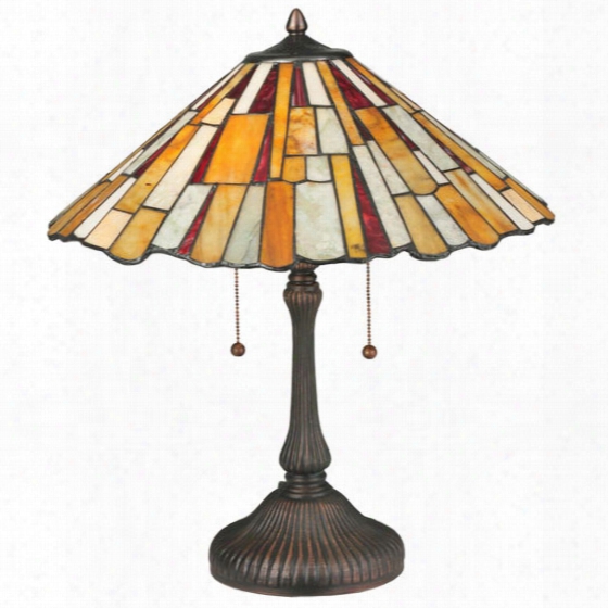 Meyda Tiffany Jadestone Delta Table Lamp