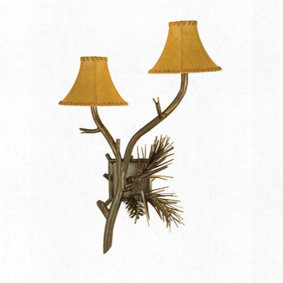 Meyda Tiffany Lone Pine 2-light Wall Sconce