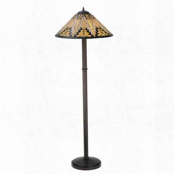 Meyda Tiffany Nuevo Mission Floor Lamp