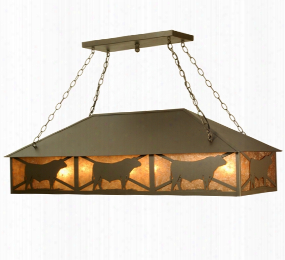 Meyda Tiffany Steer Oblong Pendant