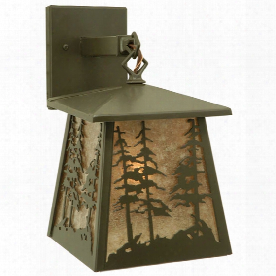 Meyda Tiffany Stillwater Tall Pines Hanging Wall Sconce