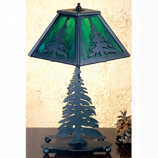 Meyda Tiffany Tall Pine Table Lamp