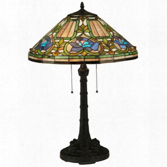 Meyda Tiffany Tiffany Floral Table Lamp