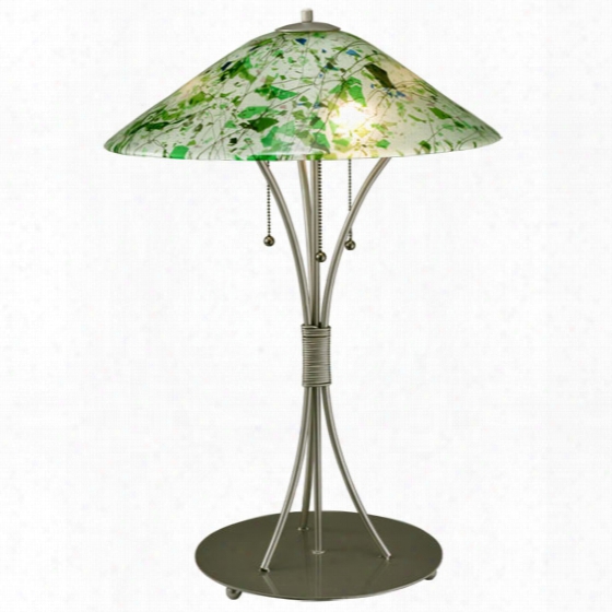 Meyda Tiffany Times Square Fused Glass Table Lamp