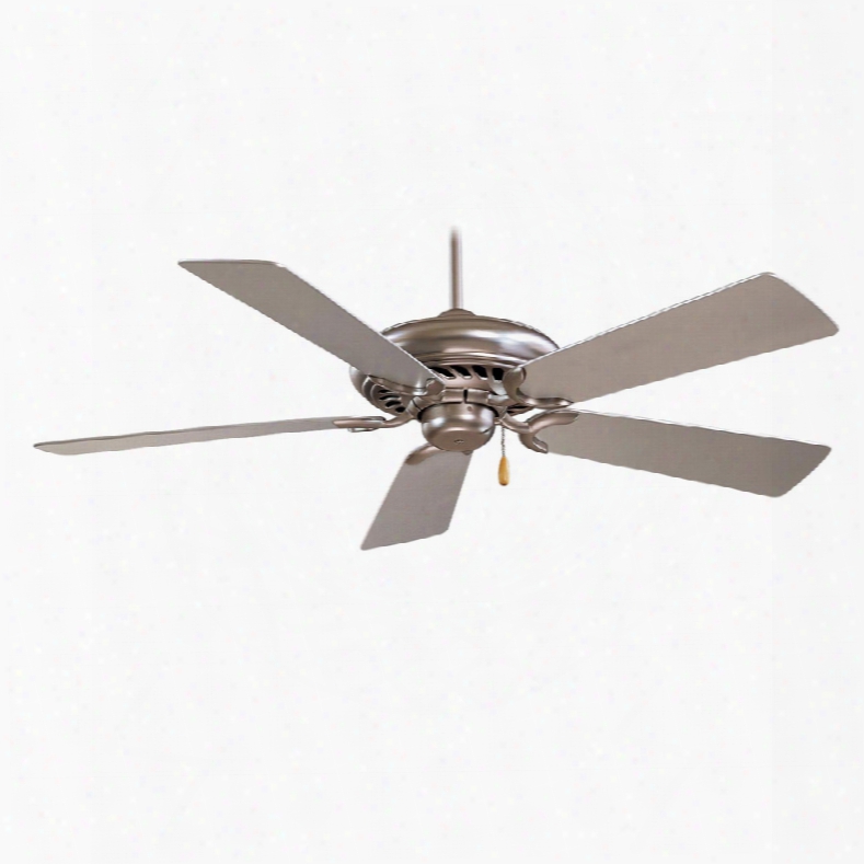 Minka Aire 52 In. Supra Ceiling Fan In Brushed Steel W/ Silver Blades