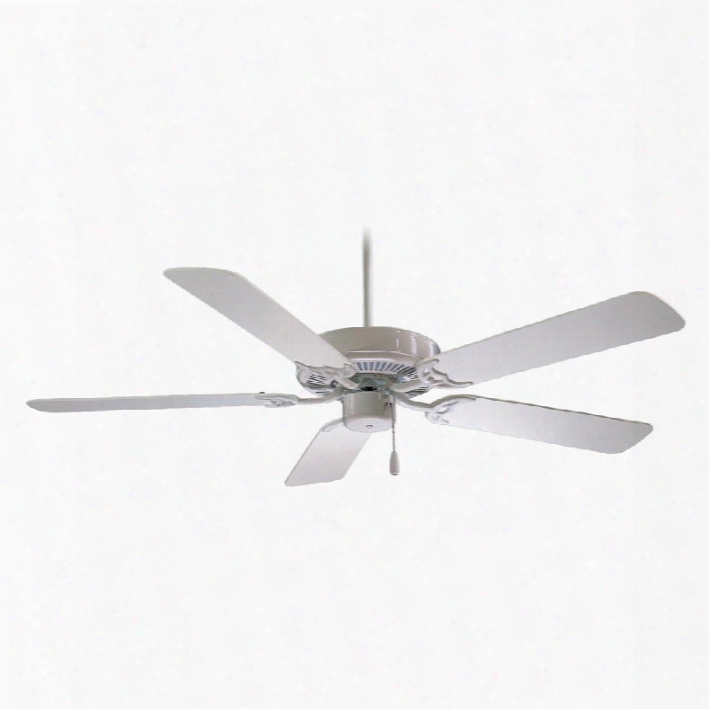 Minka Aire Contractor Ceiling Fan In White