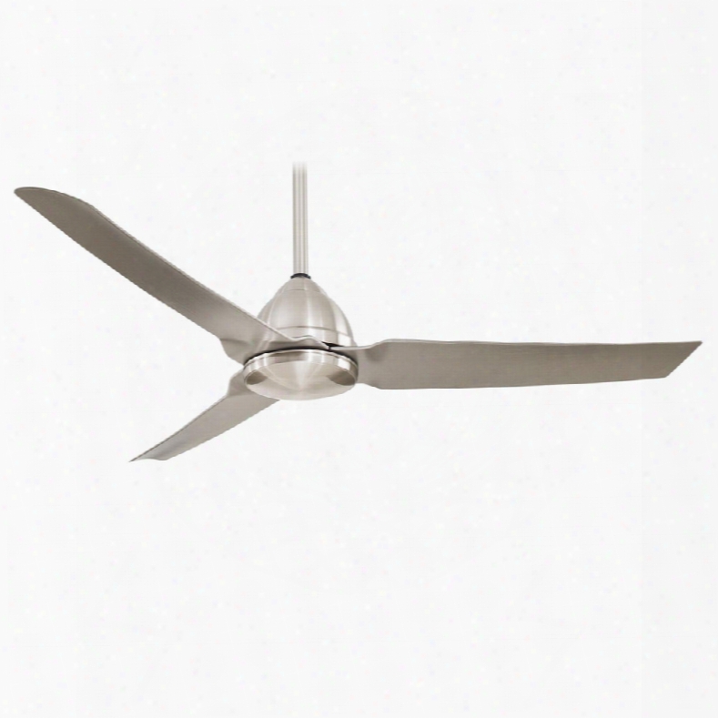 Minka Aire Java Ceiling Fan In Brushed Nickel Wet