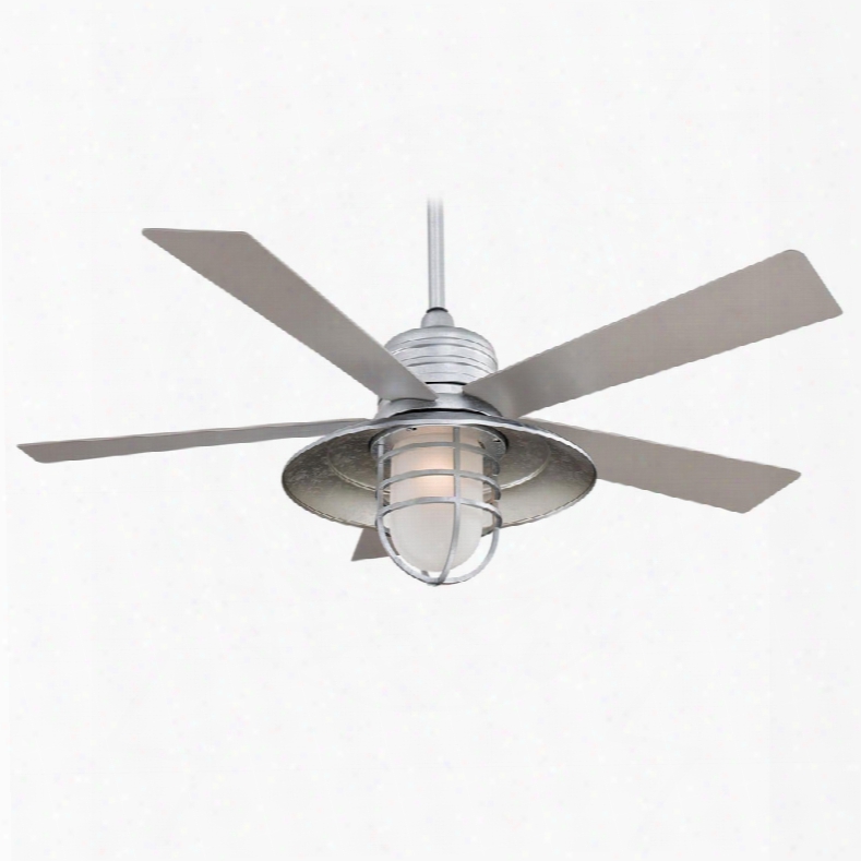 Minka Aire Rainman Indoor-outdoor Ceiling Fan In Galvanized