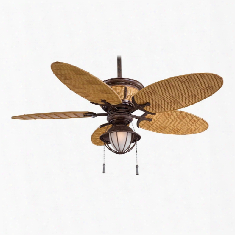 Minka Aire Shangri-la Ceiling Fan In Vintage Rust