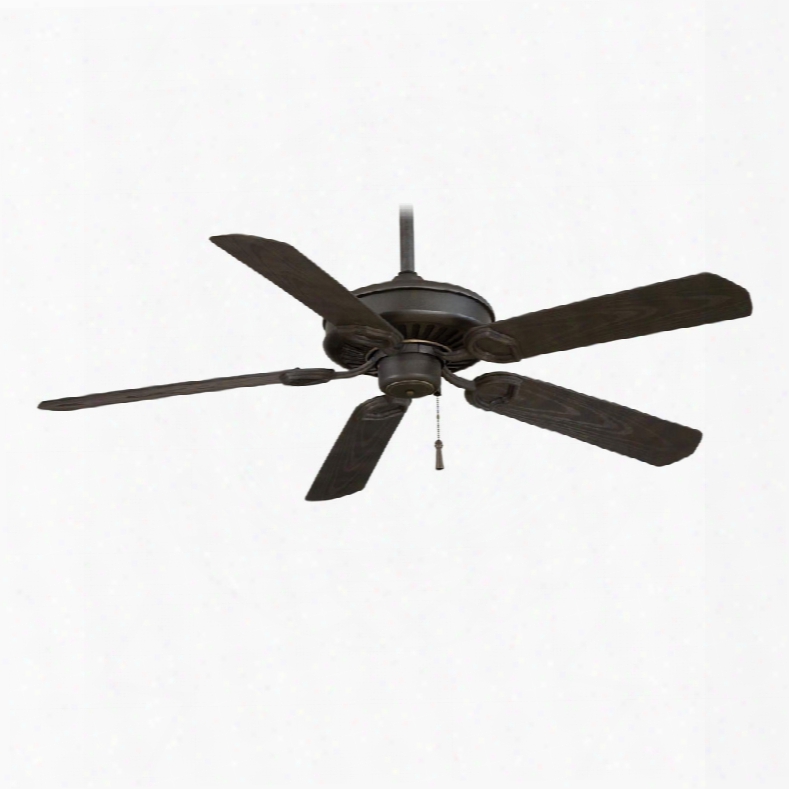 Minka Aire Sundowner Ciling Fan In Black Iron W/aged Iron Accents