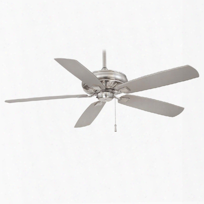 Minka Aire Sunseeker Ceiling Fan In Brushed Nickel Wet