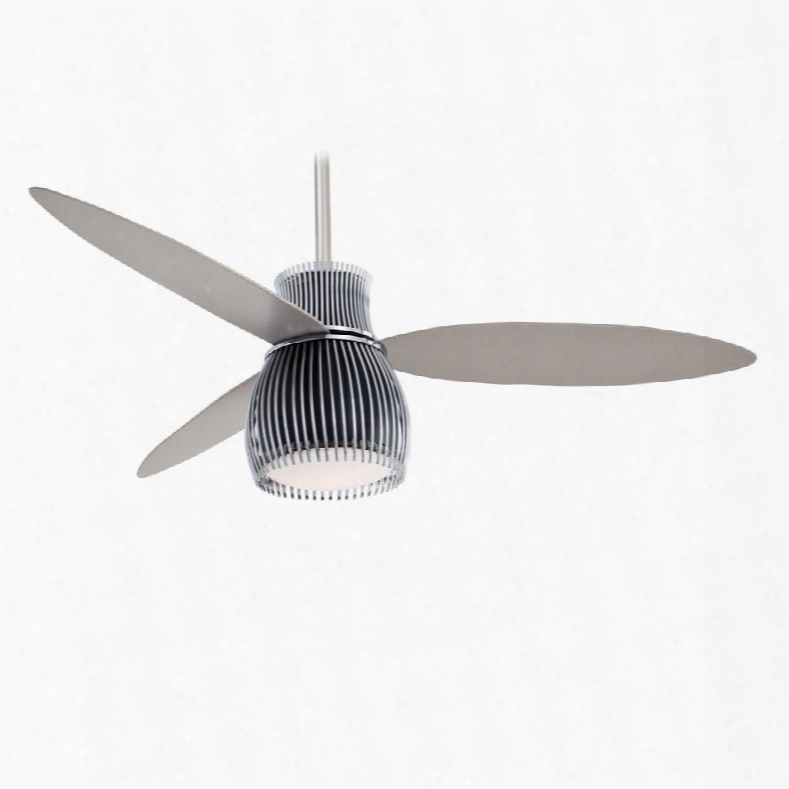 Minka Aire Uchiwa Ceiling Fan In Black/chrome