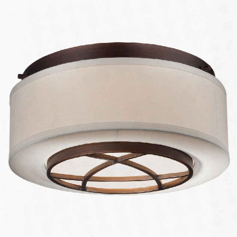 Minka Lavery City Clu 2-light Flush Mount