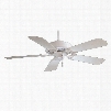 Minka Aire 42 in. Sundance Ceiling Fan in White