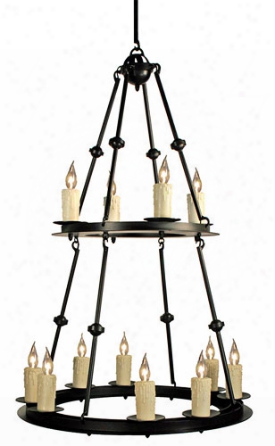 Stone County Ironworks Nova 12-light Chandelier