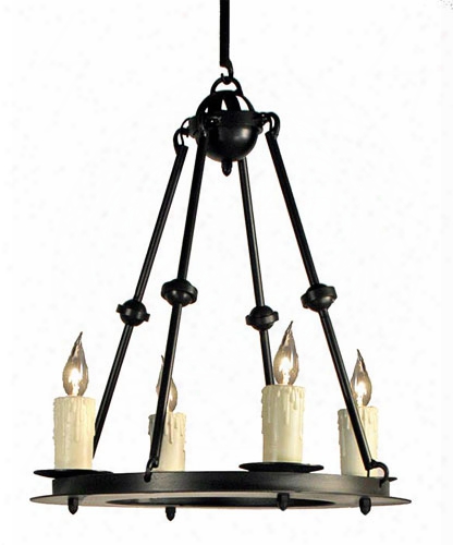 Stone County Ironworks Nova 4-light Chandelier