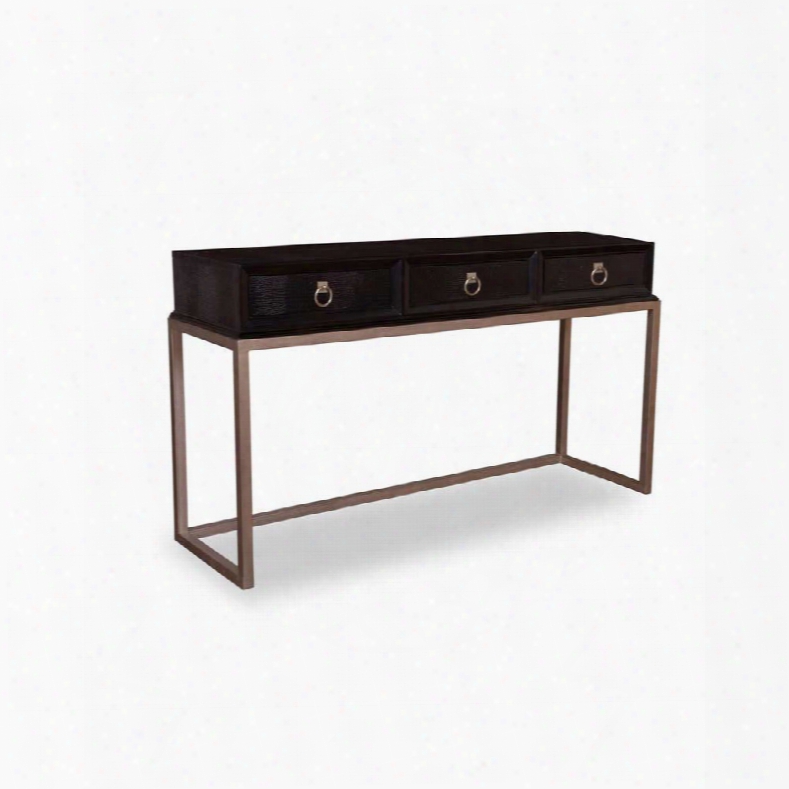 Art Cosmopolitan Console Table In Ebony