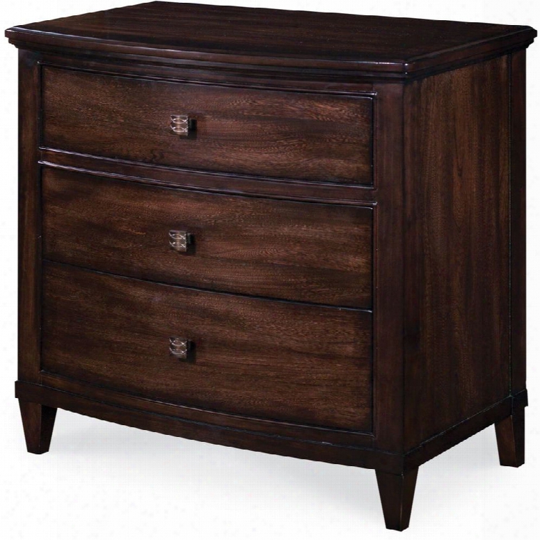 Art Intrigue Three Drawer Nightstand