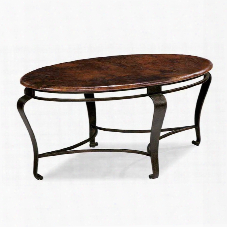 Bernhardt Clark Oval Cocktail Table