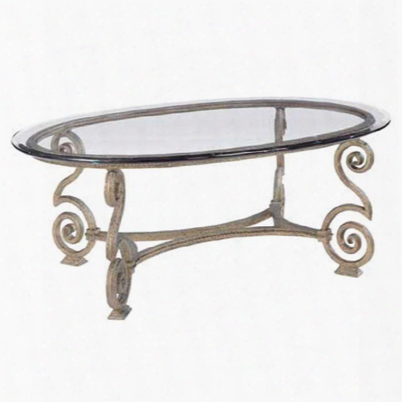 Bernhardt Solano Oval Cocktail Table