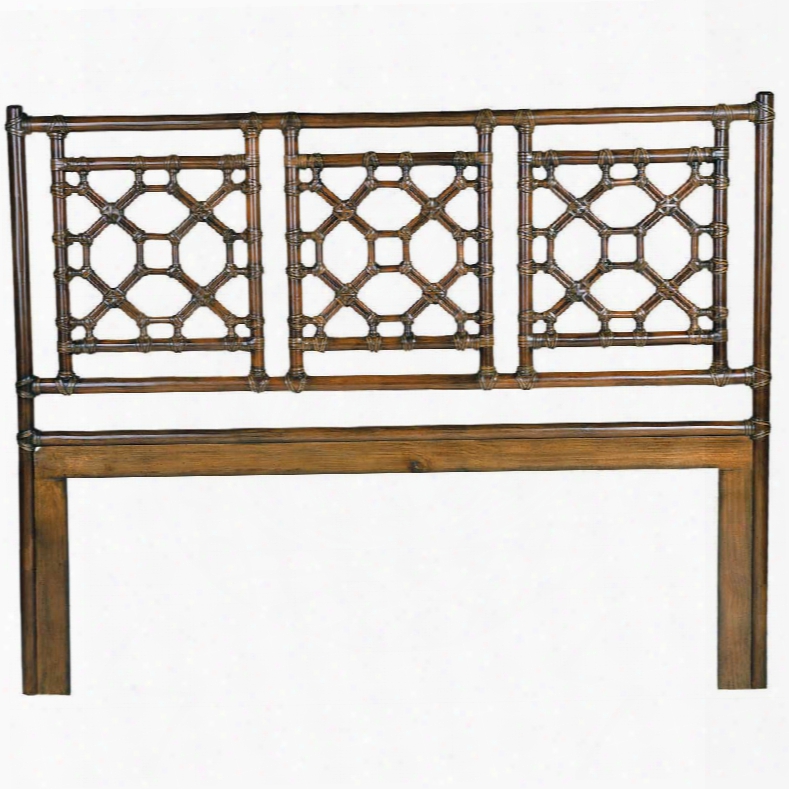 David Francis Lattice Back Queen Headboard