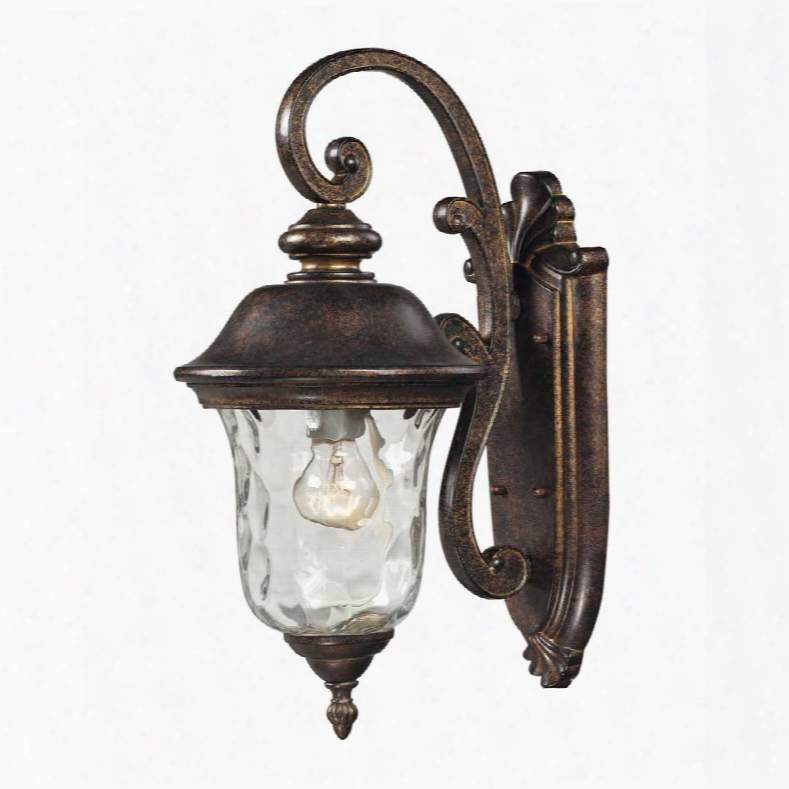 Elk Lafayette 1-light Outdoor Sconce In Regal Bronze