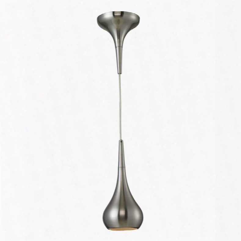 Elk Lindsey 1-light Pendant In Satin Nickel