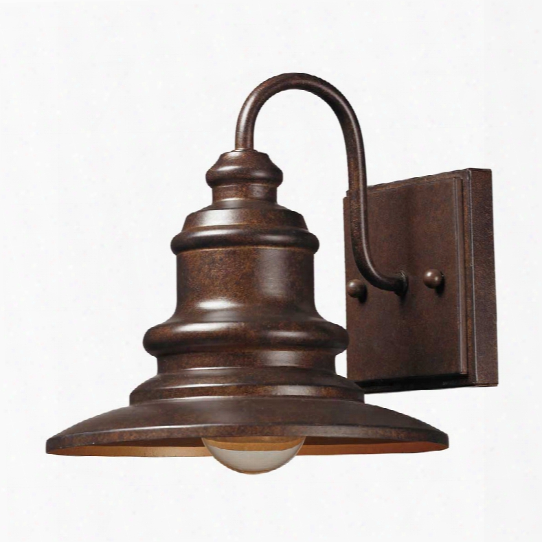 Elk Marina 1-light Outdoor Candle-holder In Hazelnut Bronze