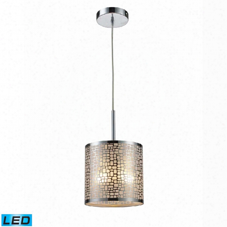 Elk Medina 1-light Pendant In Polished Stainless Steel