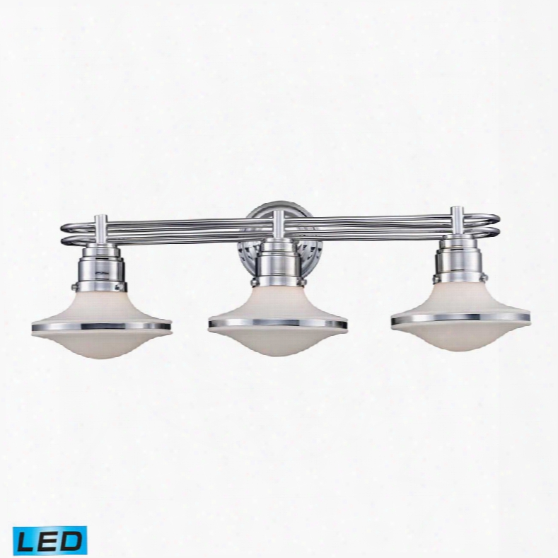 Elk Retrospective 3-light Bath Bar In Polished Chrome