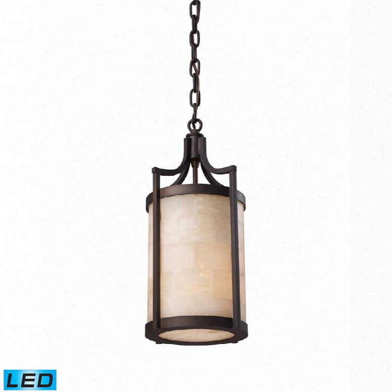 Elk Spanish Mosaic 1-light Pendant In Aged Bronze