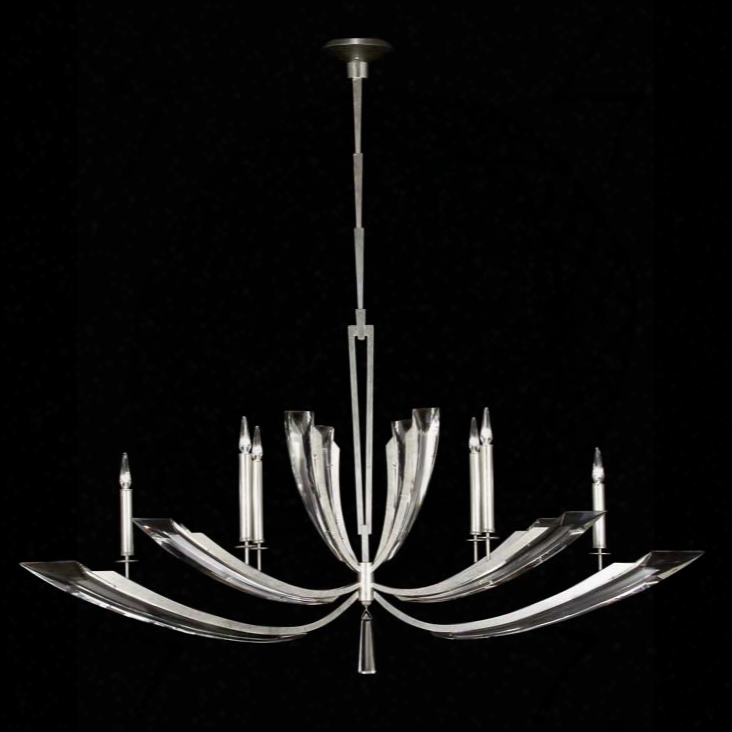 Fine Art Lamps Vol Dde Cristal 6-light Oblong Chandelier