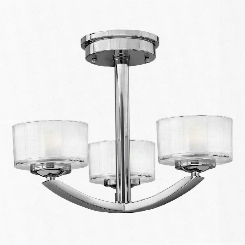 Hinkley Lighting Meridian 3-light Semi Foyer