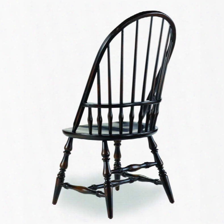 Hooker Sanctuary Ebony Windsor Side Chair - Set Of 2