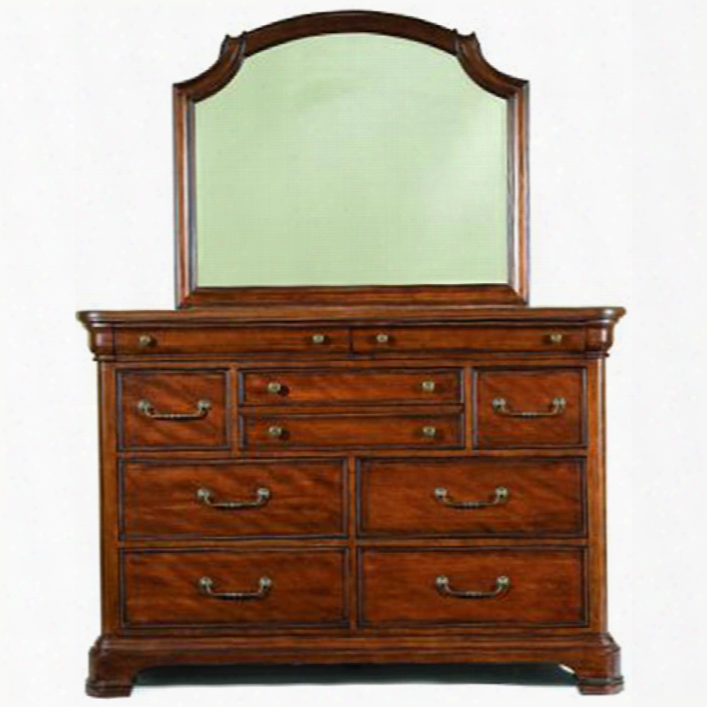 Legacy Classic Evolution Scroll Top Bureau Mirror