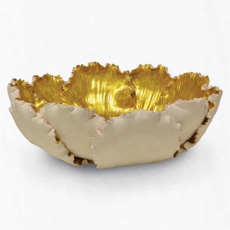 Palecek Ceramic Tulip Bowl-small